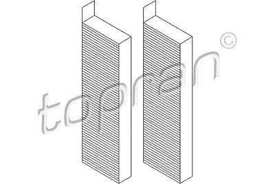 Topran Filter, Innenraumluft [Hersteller-Nr. 722261] für Citroën, Ds, Peugeot von TOPRAN