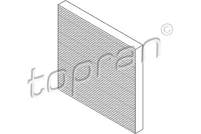 Topran Filter, Innenraumluft [Hersteller-Nr. 720338] für Citroën, Fiat, Peugeot von TOPRAN