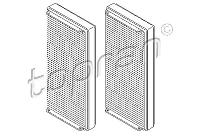 Topran Filter, Innenraumluft [Hersteller-Nr. 400208] für Mercedes-Benz von TOPRAN