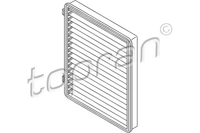 Topran Filter, Innenraumluft [Hersteller-Nr. 207481] für Chevrolet, Opel von TOPRAN