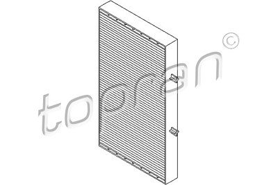 Topran Filter, Innenraumluft [Hersteller-Nr. 207035] für Nissan, Opel, Renault von TOPRAN