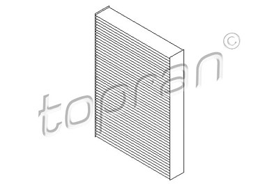 Topran Filter, Innenraumluft [Hersteller-Nr. 700130] für Nissan, Renault von TOPRAN