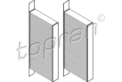 Topran Filter, Innenraumluft [Hersteller-Nr. 700726] für Renault von TOPRAN