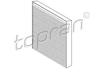 Topran Filter, Innenraumluft [Hersteller-Nr. 700266] für Renault von TOPRAN