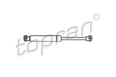 Topran Gasfeder, Koffer-/Laderaum [Hersteller-Nr. 722571] für Peugeot von TOPRAN