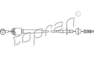 Topran Gaszug [Hersteller-Nr. 302775] für Ford von TOPRAN