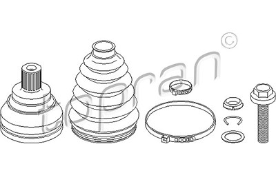 Topran Gelenksatz, Antriebswelle [Hersteller-Nr. 108111] für VW von TOPRAN