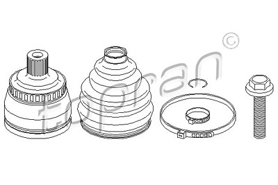 Topran Gelenksatz, Antriebswelle [Hersteller-Nr. 111726] für Audi, Seat von TOPRAN