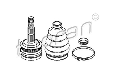 Topran Gelenksatz, Antriebswelle [Hersteller-Nr. 206324] für Opel, Vauxhall von TOPRAN