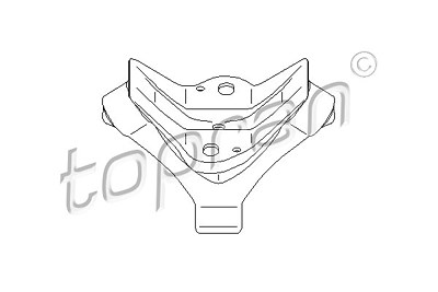 Topran Halter, Schalldämpfer [Hersteller-Nr. 108731] für Audi, Seat, Skoda, VW von TOPRAN