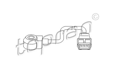 Topran Klopfsensor [Hersteller-Nr. 111388] für Ford, VW von TOPRAN