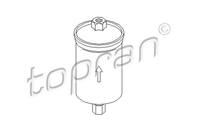 Topran Kraftstofffilter [Hersteller-Nr. 103723] für Audi, VW von TOPRAN