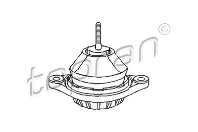 Topran Lagerung, Motor [Hersteller-Nr. 103731] für Audi von TOPRAN