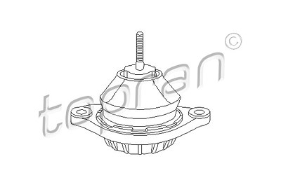 Topran Lagerung, Motor [Hersteller-Nr. 107062] für Audi von TOPRAN