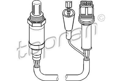 Topran Lambdasonde [Hersteller-Nr. 107542] für Audi, Seat, VW von TOPRAN