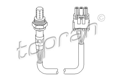 Topran Lambdasonde [Hersteller-Nr. 201752] für Opel von TOPRAN