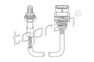 Topran Lambdasonde [Hersteller-Nr. 207054] für Opel von TOPRAN