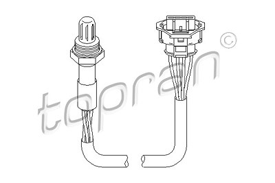 Topran Lambdasonde [Hersteller-Nr. 207877] für Opel, Vauxhall von TOPRAN