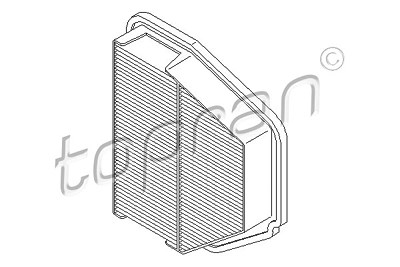 Topran Luftfilter [Hersteller-Nr. 207482] für Chevrolet, Opel von TOPRAN