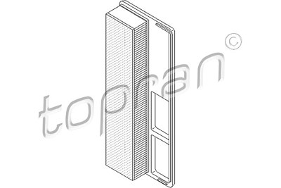 Topran Luftfilter [Hersteller-Nr. 304056] für Alfa Romeo, Fiat, Ford, Lancia, Opel von TOPRAN