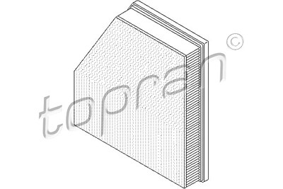 Topran Luftfilter [Hersteller-Nr. 501309] für BMW von TOPRAN