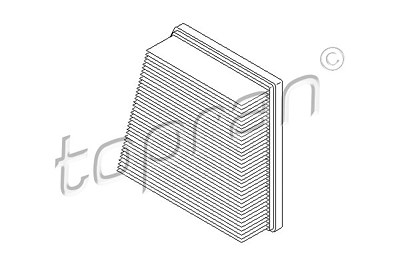 Topran Luftfilter [Hersteller-Nr. 700408] für Renault von TOPRAN