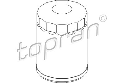 Topran Ölfilter [Hersteller-Nr. 721013] für Citroën, Fiat, Opel, Peugeot, Renault von TOPRAN