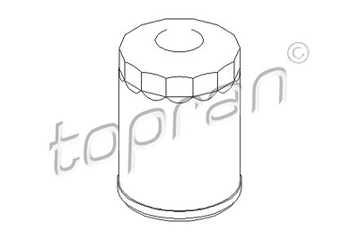 Topran Ölfilter [Hersteller-Nr. 107505] für Ford, Seat, VW von TOPRAN