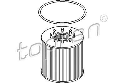 Topran Ölfilter [Hersteller-Nr. 207012] für Nissan, Opel, Renault von TOPRAN