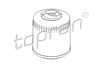 Topran Ölfilter [Hersteller-Nr. 107506] für Seat, Skoda, VW von TOPRAN