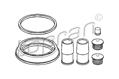 Topran Reparatursatz, Bremssattel [Hersteller-Nr. 500953] für BMW, Opel von TOPRAN