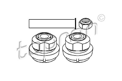 Topran Reparatursatz, Querlenker [Hersteller-Nr. 400121] für Mercedes-Benz von TOPRAN