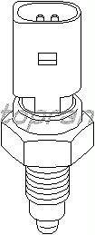 Topran Schalter, Rückfahrleuchte [Hersteller-Nr. 109761] für Skoda, Seat, Audi, Ford, VW von TOPRAN