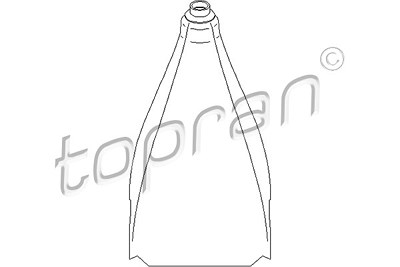 Topran Schalthebelverkleidung [Hersteller-Nr. 111576] für Audi von TOPRAN