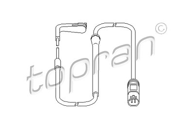 Topran Sensor, Bremsbelagverschleiß [Hersteller-Nr. 501836] für BMW von TOPRAN