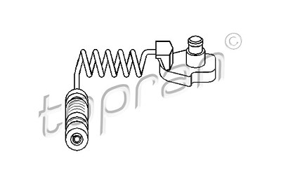 Topran Sensor, Bremsbelagverschleiß [Hersteller-Nr. 401457] für Mercedes-Benz von TOPRAN