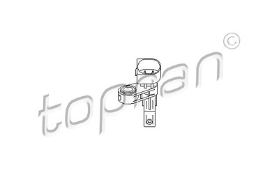 Topran Sensor, Raddrehzahl [Hersteller-Nr. 110604] für Audi, Seat, Skoda, VW von TOPRAN