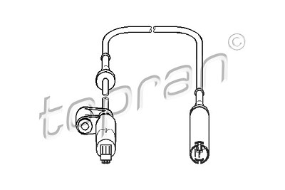 Topran Sensor, Raddrehzahl [Hersteller-Nr. 500882] für BMW von TOPRAN