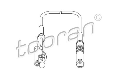 Topran Sensor, Raddrehzahl [Hersteller-Nr. 500983] für BMW von TOPRAN