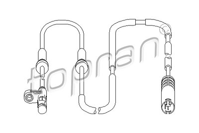 Topran Sensor, Raddrehzahl [Hersteller-Nr. 501459] für Mini von TOPRAN