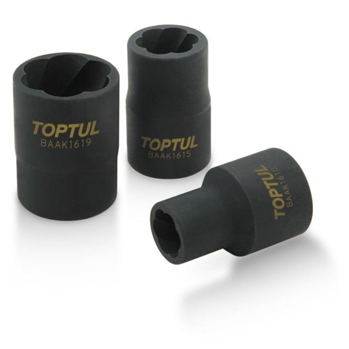 Spezial-Schlag-Stecknuss TOPTUL 1/2 zoll 17 mm für beschädigte Schrauben/Nüssen von TOPTUL