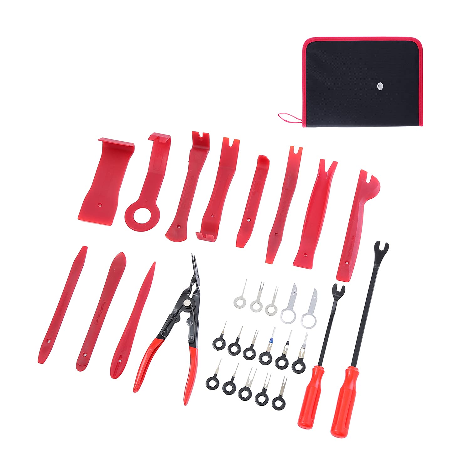 TOPWAY Auto Demontage Werkzeuge 30PCs, Toolkit zum Entfernen der Autoverkleidung, Auto Door Audio Radio Panel Pry Removal Tool für die Installation der Dash Center 405750 von TOPWAY