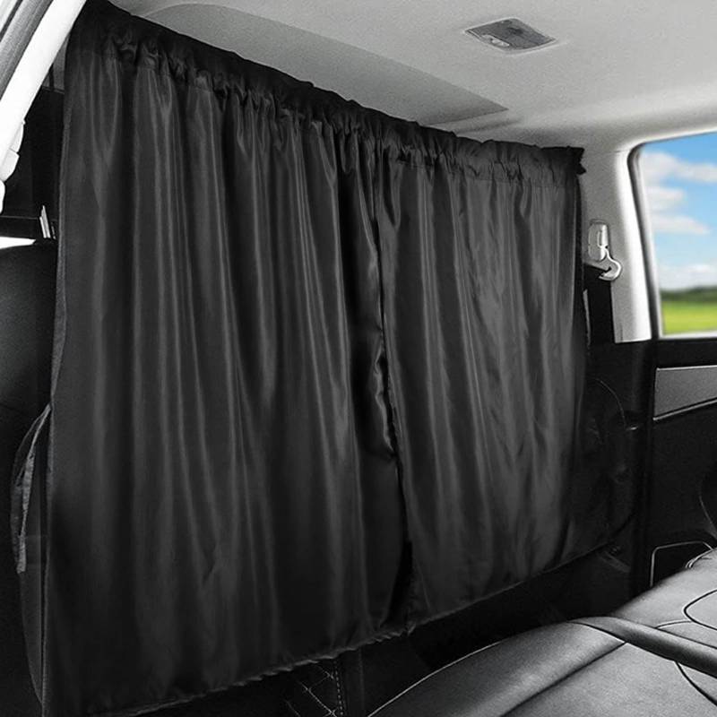 Auto Trennvorhänge Sonnenschutz,Auto gardinen 136 x 80 cm Auto Sichtschutz,Auto Vorhang Abnehmbarer,Auto Vorhang, Auto Innenteiler Vorhänge Sonnenschutz von TOPZFL