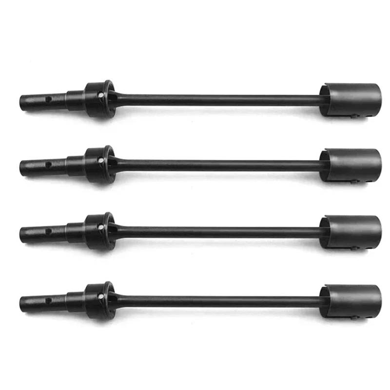 TOQPCZA Für E-revo 2.0 Für VXL 86086-4 Für 1/10 RC-Auto-Upgrade-Teilezubehör 4PCS Stahlantriebswelle CVD-Antriebswelle Und Antriebsbecher RC Autoteile(Black) von TOQPCZA