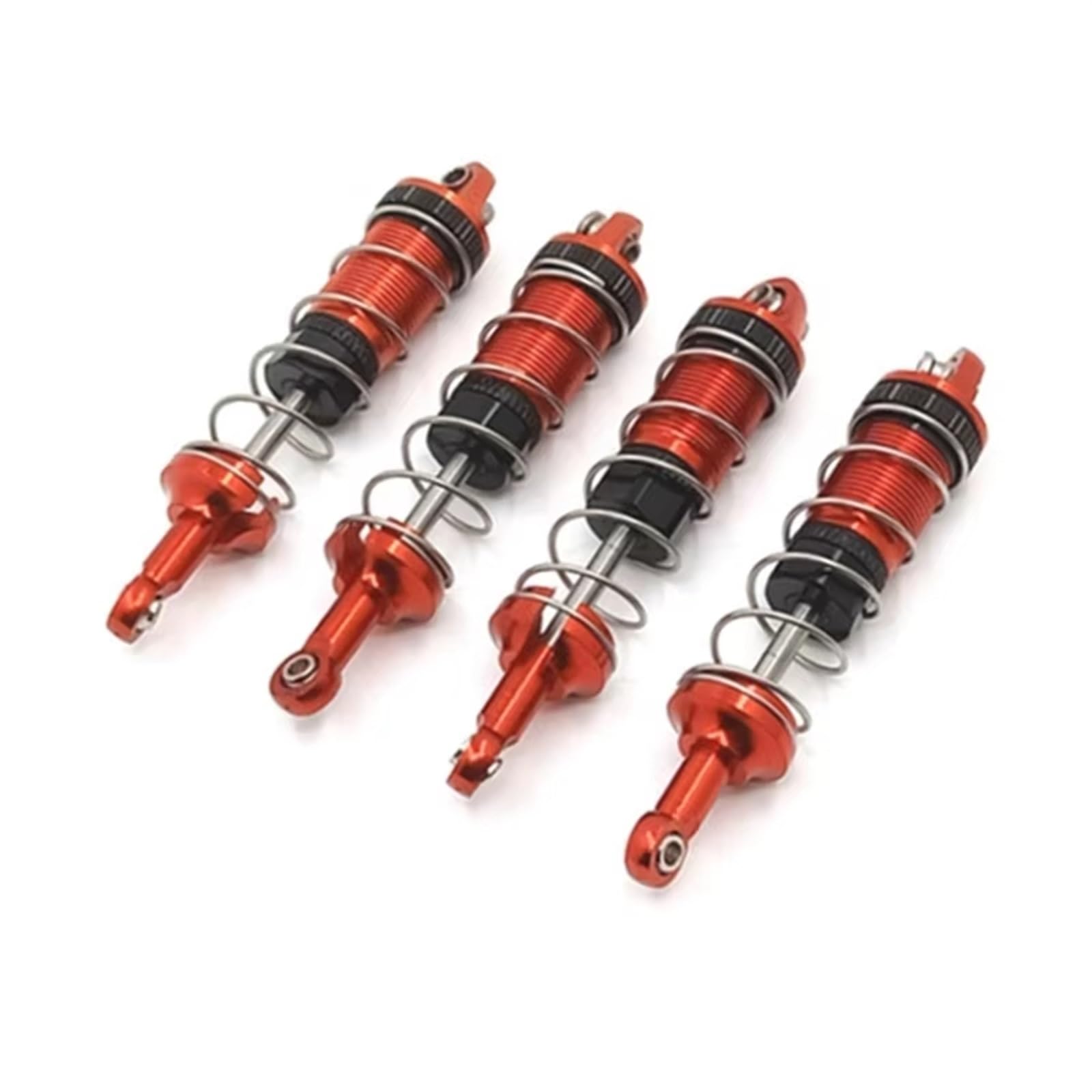 TOQPCZA Für MN128 Für MN86 Für MN86S Für MN86K Für MN86KS Für MN Für G500 4Pcs Metall Öl Stoßdämpfer Dämpfer Für 1/12 RC Auto Upgrade Teile RC Autoteile(Red) von TOQPCZA