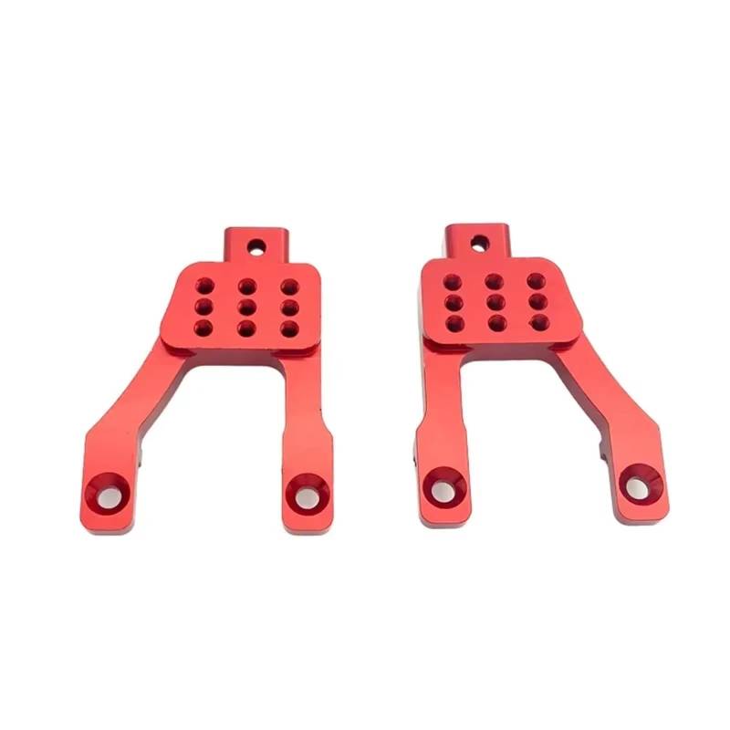 TOQPCZA Für MN86 Für MN86S Für MN86K Für MN86KS Für MNG500 Für 1/12 RC Crawler Auto Upgrade Teile 4PCS Metall Vorne Und Hinten Shock Towers Montieren RC Autoteile(Red) von TOQPCZA