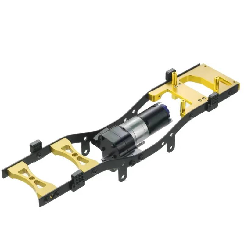 TOQPCZA Für WPL Für C14 Für C24 Für 1/16 Auto-Upgrade-Truck Auto-Ersatzteile Radstand Zusammenbauen Schalenrahmen Metall RC-Karosserie Für Fahrgestellrahmen RC Autoteile(Yellow) von TOQPCZA