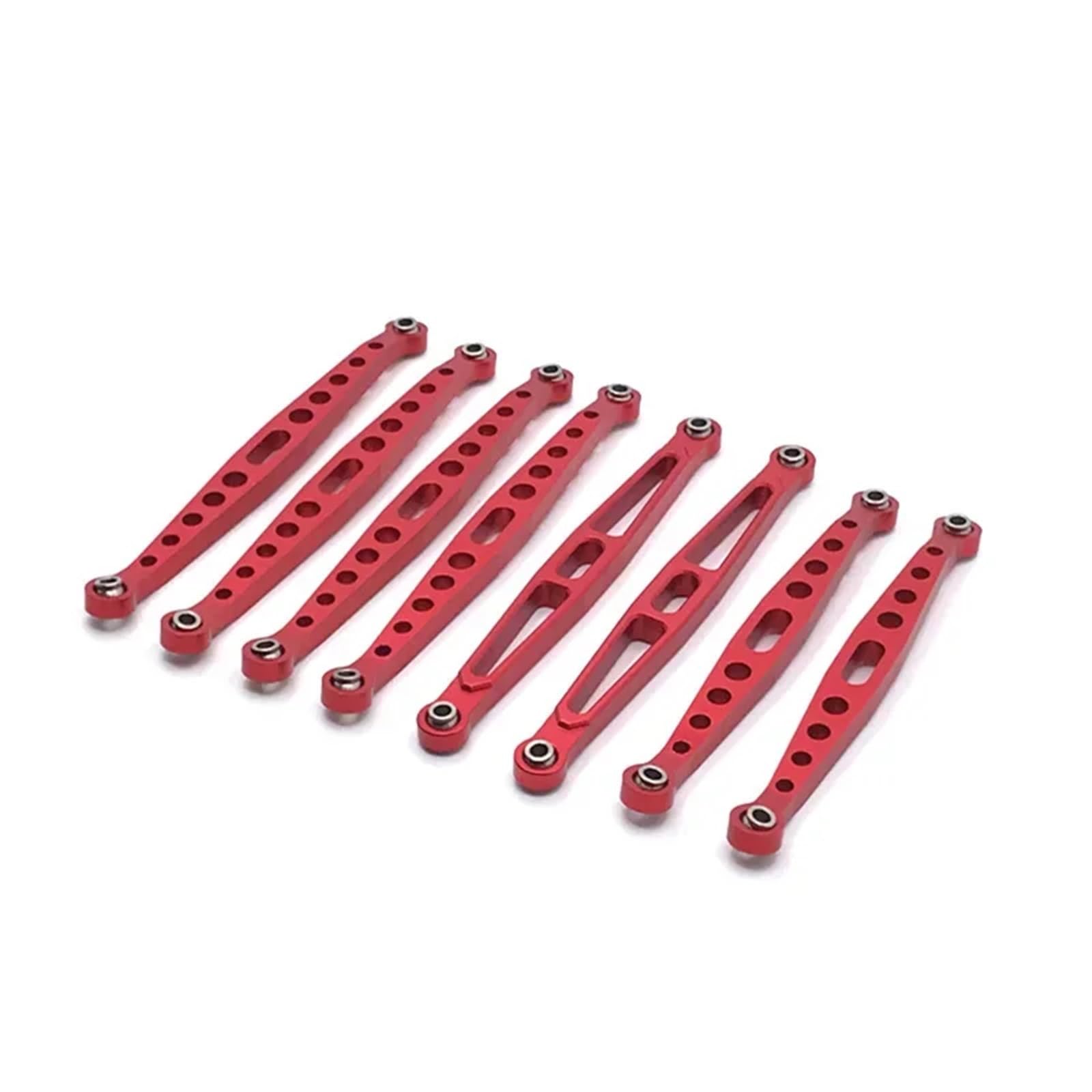 TOQPCZA Für ZP1001 1002 1003 1004 Fernbedienung Für Klettern Auto Upgrade Teile Metall Geändert Anschluss Zugstange Links RC Autoteile(Red) von TOQPCZA