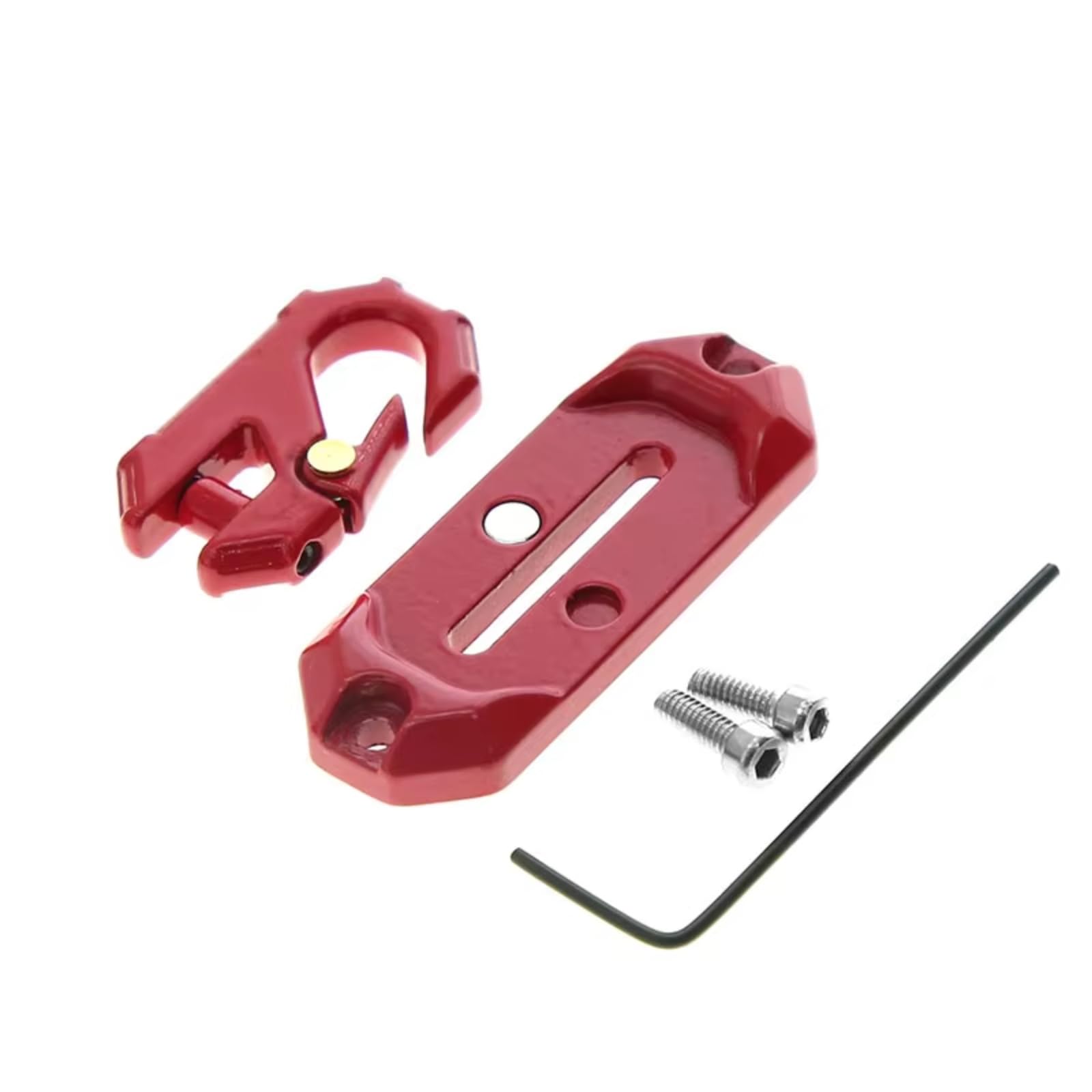 TOQPCZA RC Autoteile Für Axial Für SCX10 Für Traxxas Für TRX4 1/8 1/10 RC Auto Crawler Winde Seil Guide Hawse Seilführung Schutz Und Anhänger Haken Upgrade Teile(Red) von TOQPCZA