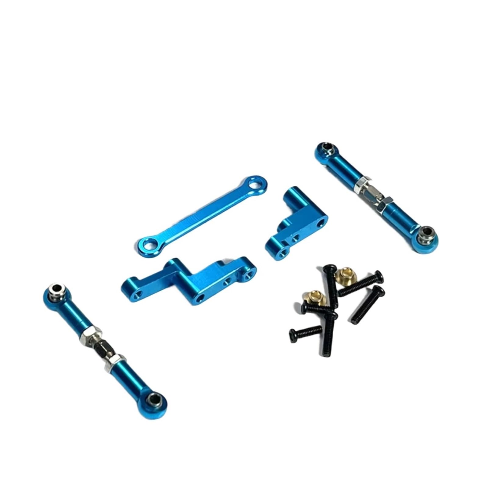 TOQPCZA RC Autoteile Für Hyper Go Für MJX 16207 16208 16209 16210 H16 H16BM 1/16 RC Auto Metallteile Spurstange Montage Ersatzteile(Blue) von TOQPCZA